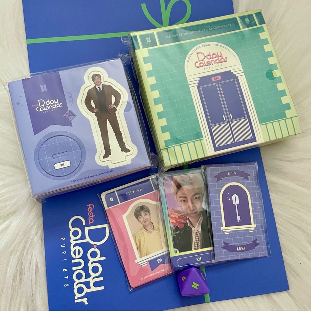 🆕 BTS 2021 Festa Calendar Board Game Parts Only (Japanese Version)